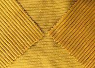 tissu 100% de velours côtelé du polyester 235GSM/tissu de velours côtelé de Knit gingembre de sofa
