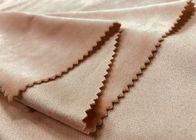 Tissu de jouet de peluche de polyester pour le rose orange 220GSM d'accessoires de Plushies
