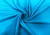 bleu de turquoise simple élastique tricoté par chaîne 87% en nylon extensible du tissu 290GSM