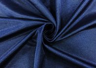 chaîne en nylon du tissu 84% de polyester de bleu marine 210GSM tricotant l'élasticité élevée
