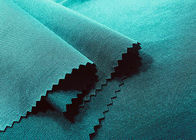 Tissu 84% en nylon flexible de Spandex pour la couleur verte 210GSM de paon de vêtements de bain