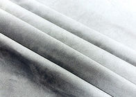Tissu 100% de suède de polyester de synthétique pour la pierre 290GSM gris de lumière de meubles