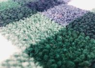 Polyester 100% vert matériel du plaid 340GSM de couverture confortable de Sherpa