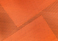 le tissu de maille du polyester 110GSM pour la sécurité routière de doublure d'usage de sports vêtx l'orange au néon