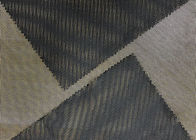 tissu 100% de maille du polyester 60GSM tricoté pour l'usage de sports rayant le noir