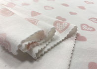 tissu de velours du polyester 260GSM/coeur rose du textile 92 Spandex à la maison du polyester 8