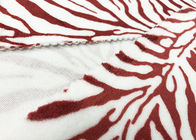 tissu de velours du polyester 210GSM/poly tissu d'ouatine pour les rayures à la maison de zèbre de textile