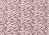 tissu de velours du polyester 210GSM/poly tissu d'ouatine pour les rayures à la maison de zèbre de textile