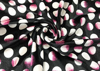 220GSM 94 tissu Velboa de Knit imprimé par chaîne de Spandex du polyester 6 pour Dress Petal Rain de dames