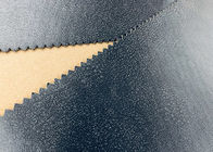 Tissu 100% de tricotage de polyester avec le bronzage pour la couleur de noir de coussin de sofa