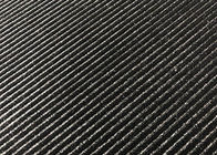 tissu extensible de velours côtelé de polyester de 220GSM 93% pour le noir de sofa d'habillement