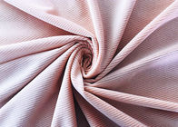 Le poly matériel de velours côtelé de roses pâles de 94% halète des accessoires rendant 200GSM extensible