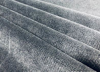 Tissu de velours du polyester 200GSM Ducth cationique pour Sofa Grey Twill Color