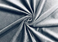Tissu de velours du polyester 200GSM Ducth cationique pour Sofa Grey Twill Color