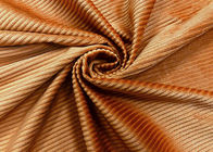 Poids 230GSM à la mode de couleur ocre de tissu de tapisserie d'ameublement de velours côtelé de polyester