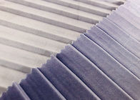 290GSM 93% a imprimé le pli Velboa de tissu de polyester pour Skirt Gradient Lilac de dames