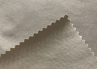 le tissu de tapisserie d'ameublement de 140GSM Microsuede/a enduit le tissu de polyester pour l'ivoire de Wallcloth