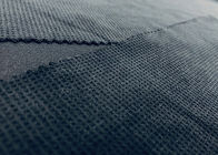 le tissu micro du velours 240GSM gaufre molle superbe de polyester de 100 pour cent vérifie le noir