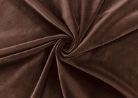 tissu de velours de Microfiber de polyester de 300GSM 90% pour le textile à la maison Brown