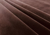 tissu de velours de Microfiber de polyester de 300GSM 90% pour le textile à la maison Brown