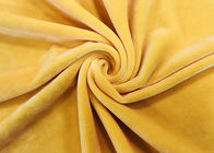 Velours jaune foncé de Microfiber de polyester du matériel 280GSM 92% de tissu de velours