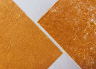 tissu micro du velours 330GSM/orange de tricotage de chaîne matérielle habillement de velours