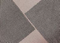 tricotage de chaîne de tissu de jacquard de polyester de largeur de 160cm vérifié modelé