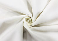 tissu 240GSM balayé par polyester 100% mou pour des vêtements d'accessoires blancs