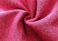 La boucle Gagt a balayé le tissu de Knit pour le polyester 100% du rose 300GSM de Hoodie de pull