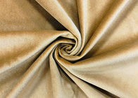 polyester 100% jaune olive mou de matériel du velours 240GSM pour le textile à la maison