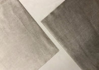 chaîne micro de tissu de polyester du velours 280GSM mou tricotant la largeur kaki de 160cm