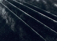 tissu du velours 220GSM/polyester 100% micro pelucheux de matériel velours de noir