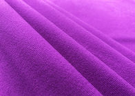 210GSM a balayé le tissu de Knit 100 pour cent de polyester pour des accessoires violets