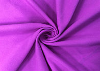 210GSM a balayé le tissu de Knit 100 pour cent de polyester pour des accessoires violets