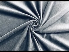 200GSM Tissu en velours de polyester Cationic Ducth Pour le canapé Couleur Twill gris