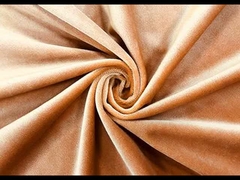 240GSM Matériau de velours jaune d'olive doux 100% polyester pour textile domestique