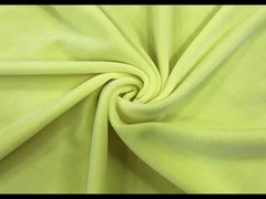 210GSM Tissu de velours en microfibre de polyester à 100% pour accessoires- Crème