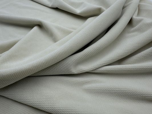 Tissu en polyester micro-élastique velours 210-280gsm parfait pour les robes