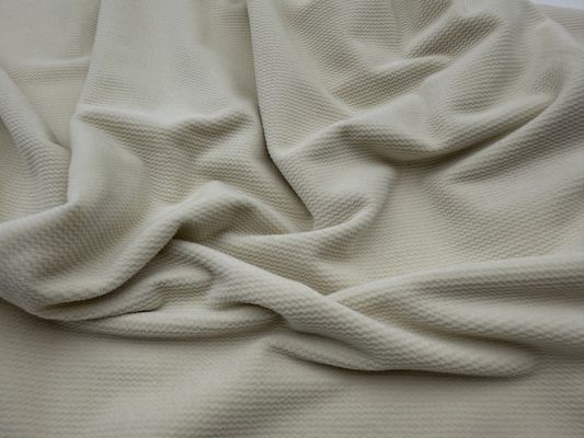 Tissu en polyester micro-élastique velours 210-280gsm parfait pour les robes