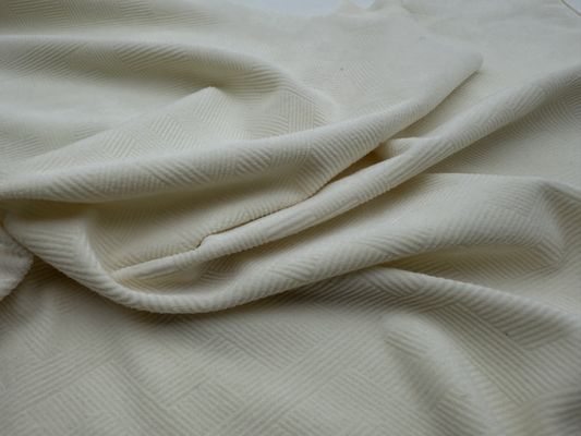 Tissu en polyester micro-élastique velours 210-280gsm parfait pour les robes