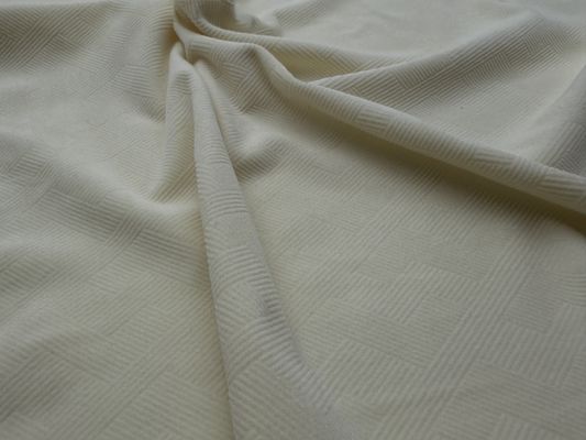 Tissu en polyester micro-élastique velours 210-280gsm parfait pour les robes