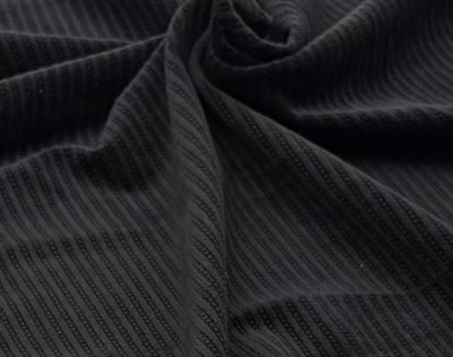 Tissu en polyester micro-élastique velours 210-280gsm parfait pour les robes