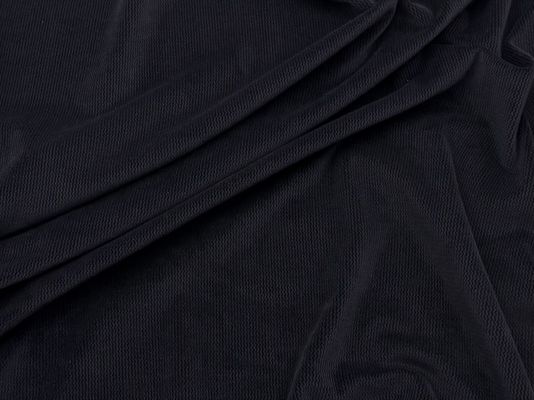 Tissu en polyester micro-élastique velours 210-280gsm parfait pour les robes