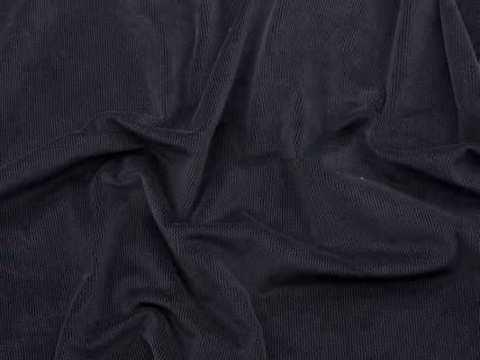 Tissu en polyester micro-élastique velours 210-280gsm parfait pour les robes