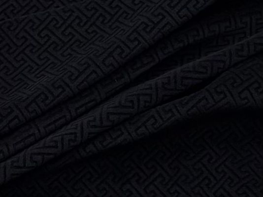 Tissu en polyester micro-élastique et velouté, parfait pour les robes