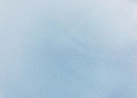 tissu 100% de chemise du polyester 130GSM avec la couleur bleu-clair de travailleurs de bout droit