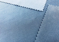 polyester de 200GSM 85% tricotant le tissu extensible pour la brume bleue de vêtements de bain colorée