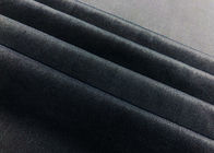 tissu de tricotage de polyester de 200GSM 85% extensible pour la couleur noire de maillot de bain