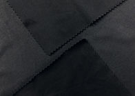 tissu de tricotage de polyester de 200GSM 85% extensible pour la couleur noire de maillot de bain