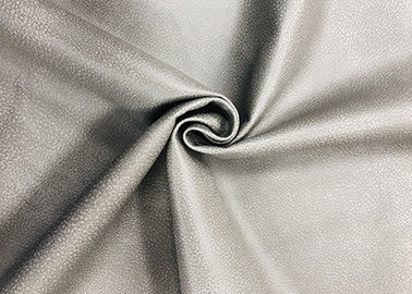 Le gris 100% en cuir de tissu de feutre de polyester d'effet pour la tapisserie d'ameublement projette des oreillers